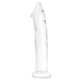 Glass 12inch Glass Dildo With Veins and Flat Base
