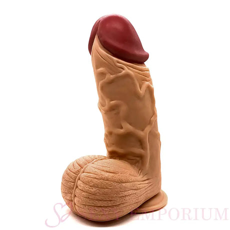 Satan x - Super Xl 10 Inch Suction Cup Dildo Brown - Dildos - Save 15%