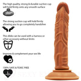 Primeret anal dildo brun