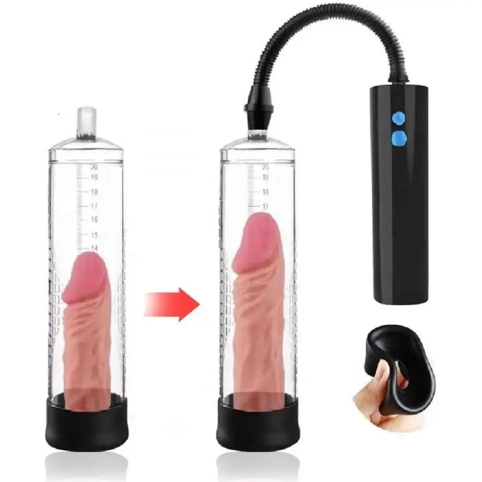 Usb Rechargeable Penis Pump for Men - Pumps and Enlargers - Save 20% - Sale