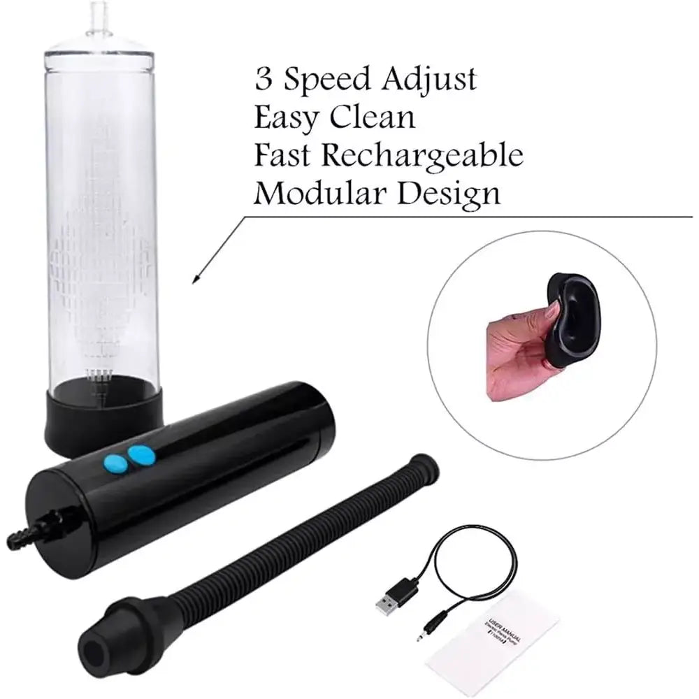 Usb Rechargeable Penis Pump for Men - Pumps and Enlargers - Save 20% - Sale