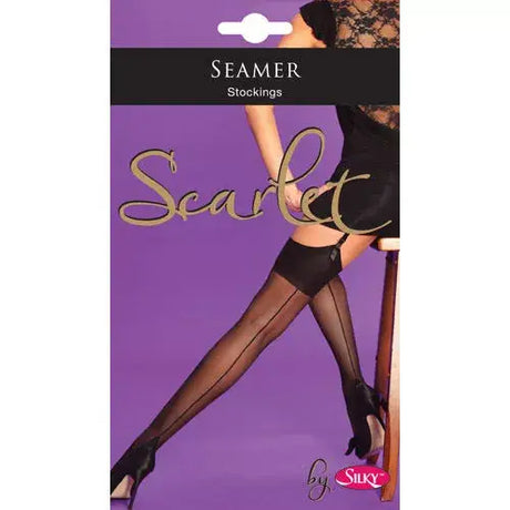 Seamed Line Stockings Plain Burlesque 40s 50s Seamer Vintage Retro - Sale United Kingdom Stoke-on-trent