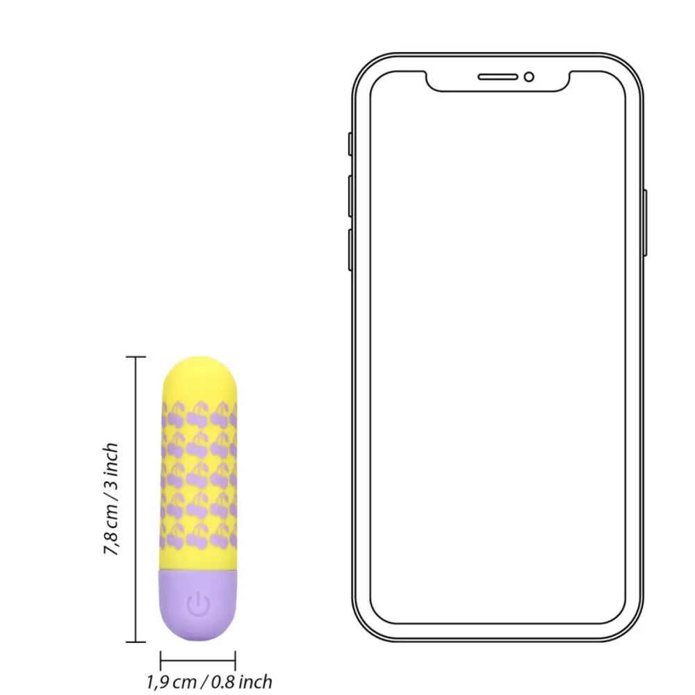 S-line i Cherryish you Bullet Vibrator Yellow Purple - S-line i you - Fast Shipping - United Kingdom Stoke-on-trent
