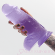 Satan 2 - 9.89 Inch Circumference Dildo Purple - Save 20% - Flesh | Female Sex Toy