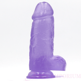 Satan 2 - 9.89 Inch Circumference Dildo Purple - Save 20% - Flesh | Female Sex Toy