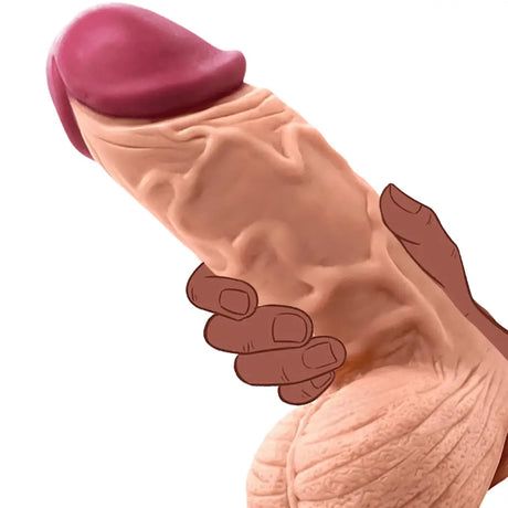Satan x - Super Xl 10 Inch Suction Cup Dildo Flesh - Dildos - Save 15% - x - Xl - Fast Shipping - United Kingdom Stoke-on-trent