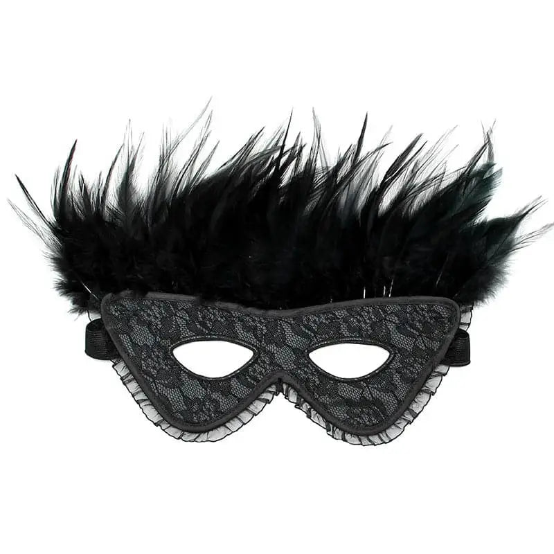 Satin Look Feather Mask - Save 25% - Fast Shipping - Sale United Kingdom Stoke-on-trent