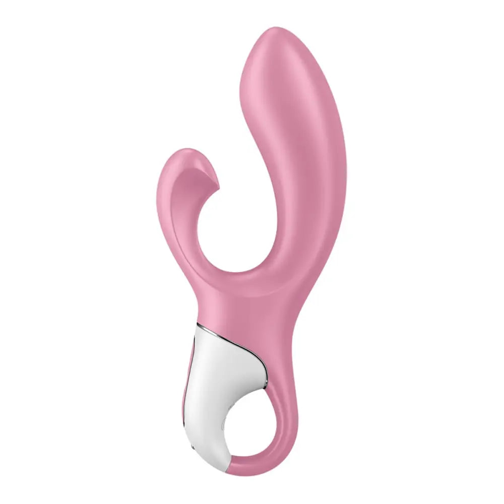 Satisfyer Air Pump Bunny 2 - Light Red - Save 10% - Fast Shipping - Vibrator United Kingdom Stoke-on-trent