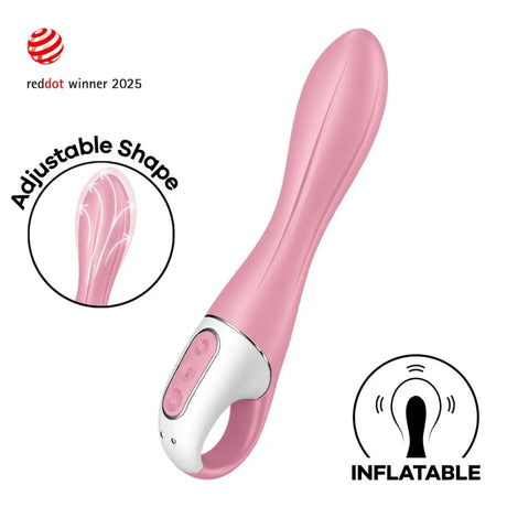 Satisfyer Air Pump Vibrator 2 - Light Red - Save 15% - Fast Shipping - United Kingdom Stoke-on-trent