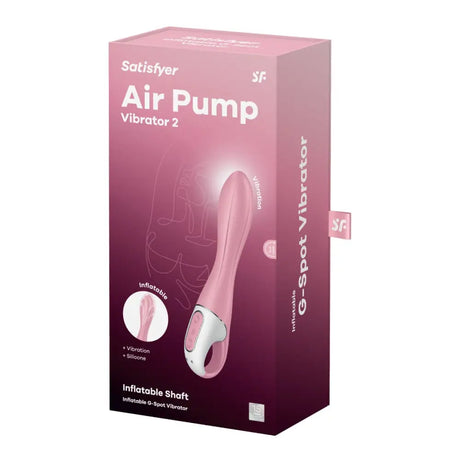 Satisfyer Air Pump Vibrator 2 - Light Red - Save 15% - Fast Shipping - United Kingdom Stoke-on-trent