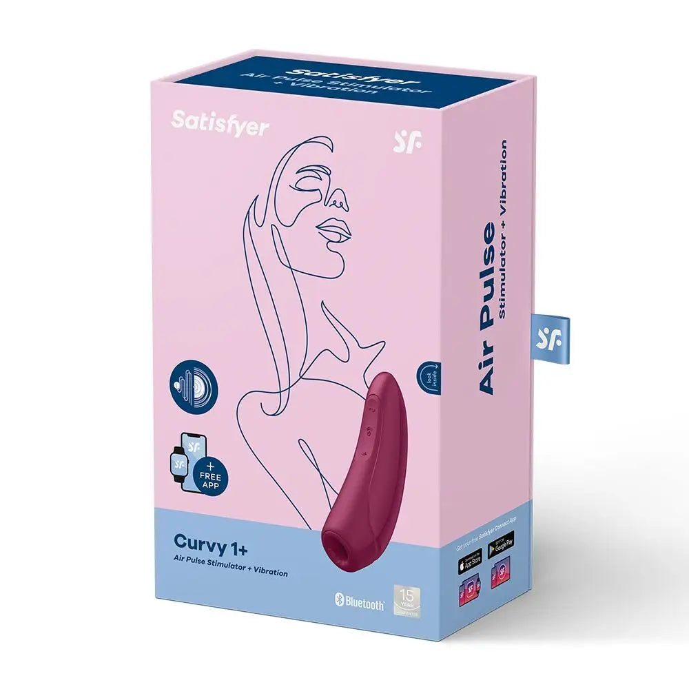 Satisfyer App Enabled Curvy 1 Plus Rose Red - New Products – Latest Sex Toys & Adult Arrivals United Kingdom Stoke-on-trent