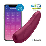 Satisfyer App Enabled Curvy 1+ Rose Red - Save 20% - Fast Shipping - Vibrator United Kingdom Stoke-on-trent