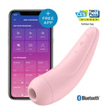 Satisfyer App Enabled Curvy 2+ Pink - Save 20% - Fast Shipping - Vibrator United Kingdom Stoke-on-trent