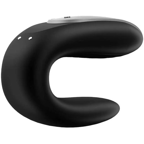 Satisfyer App Enabled Double Fun - Black - Save 10% - Fast Shipping - Vibrator United Kingdom Stoke-on-trent