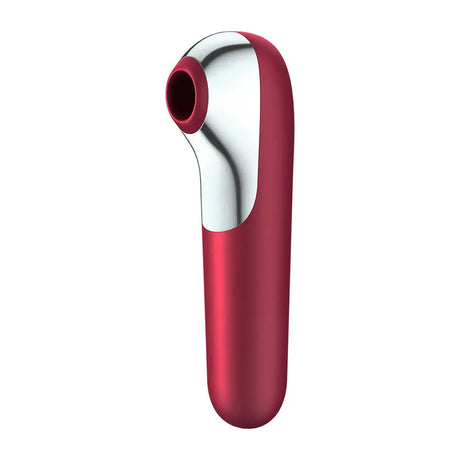 Satisfyer Dual Love App-controlled Air Pulse & Vibration Sex Toy – Red - Save 20% - App-enabled Clitoral Suction - Vibrator United Kingdom