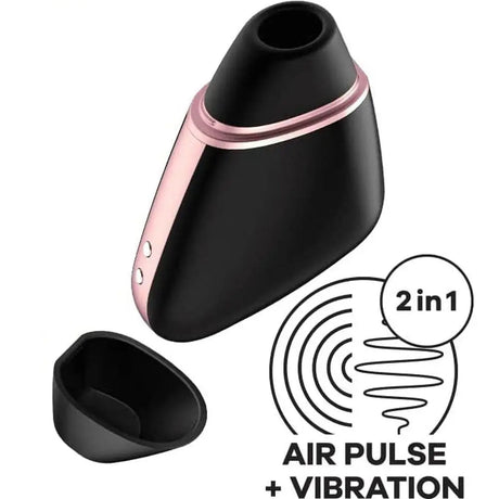 Satisfyer App Enabled Love Triangle Clit Massager Black - Save 25% - Fast - Sale United Kingdom Stoke-on-trent