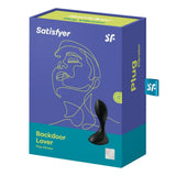 Satisfyer Backdoor Lover - Plug Vibrator - Black - Save 5% - Fast Shipping - Anal Dildos United Kingdom Stoke-on-trent