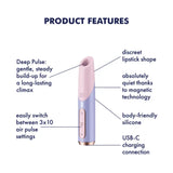 Satisfyer Bold Kiss - Violet - Save 15% - Fast Shipping - Vibrator United Kingdom Stoke-on-trent