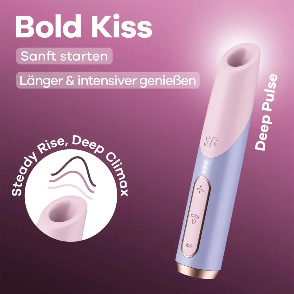Satisfyer Bold Kiss - Violet - Save 15% - Fast Shipping - Vibrator United Kingdom Stoke-on-trent