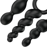 Satisfyer Booty Call Set of 3 Black Anal Plugs - Save 30% - Sale