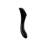 만족스러운 사탕 지팡이 손가락 진동기 검은 색