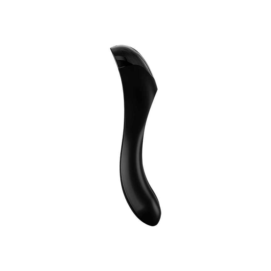 Tilfredsstiller Candy Cane Finger Vibrator Black