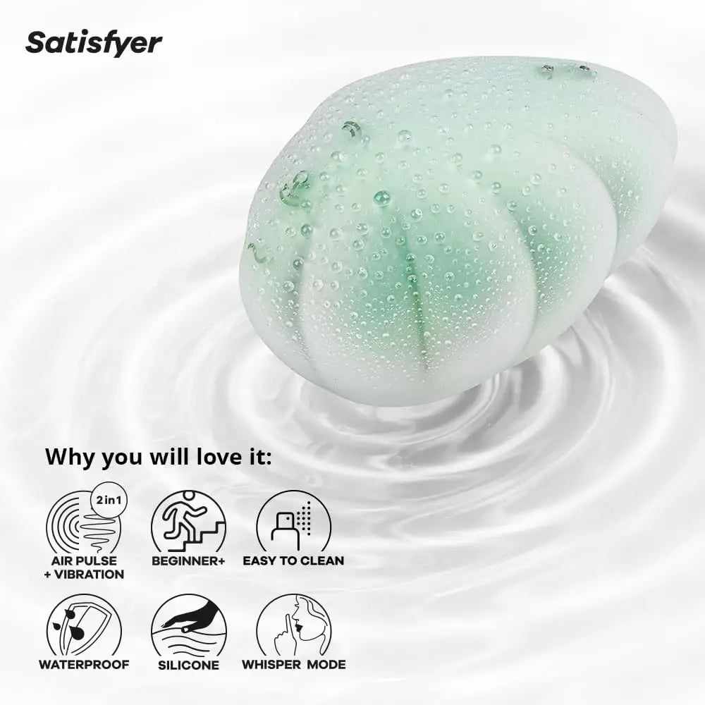 Satisfyer Cloud Dancer - Mint - Save 40% - 20% - Fast Shipping - Vibrator United Kingdom Stoke-on-trent