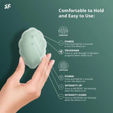 Satisfyer Cloud Dancer - Mint - Save 40% - 20% - Fast Shipping - Vibrator United Kingdom Stoke-on-trent
