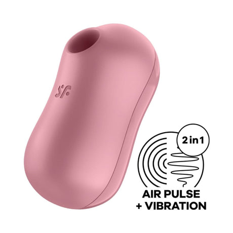 Satisfyer Cotton Candy Air Pulse Vibrator Light Red - Sex