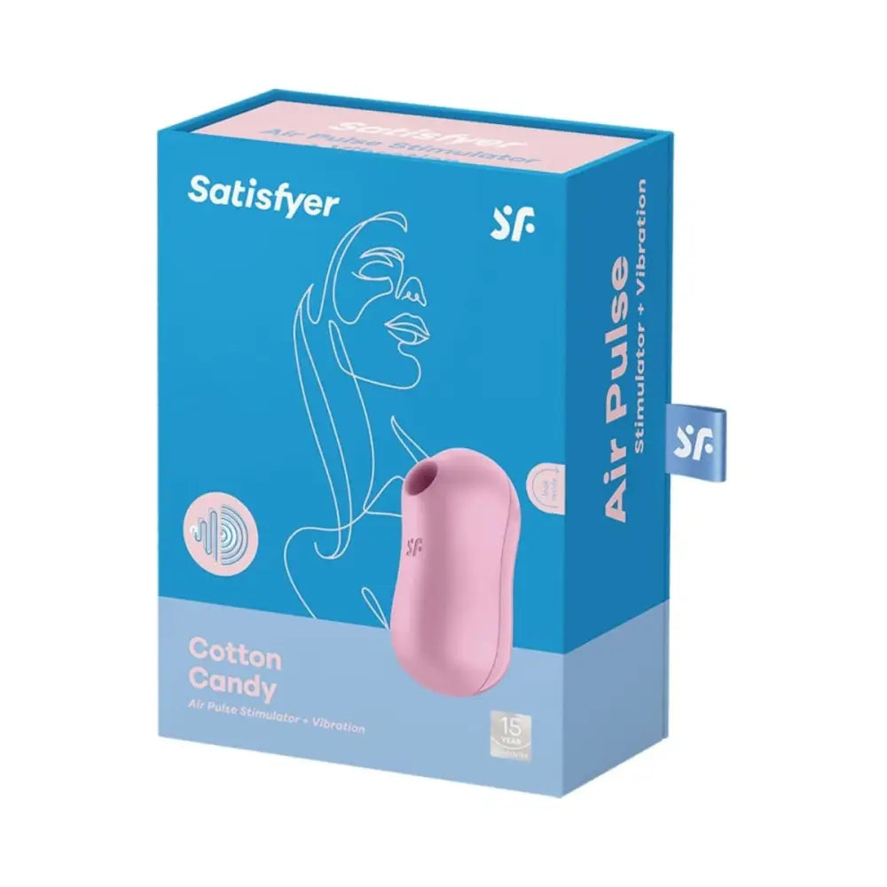 Satisfyer Cotton Candy Air Pulse Vibrator Lilac - Save 25% - Fast Shipping - United Kingdom Stoke-on-trent