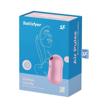 Satisfyer Cotton Candy Air Pulse Vibrator Lilac - Save 25% - Fast Shipping - United Kingdom Stoke-on-trent