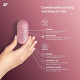 Satisfyer Cotton Candy Light Red – Air Pulse & Vibration Clitoral Sex Toy - Toys - Save 25% - Vibrator United Kingdom Stoke-on-trent