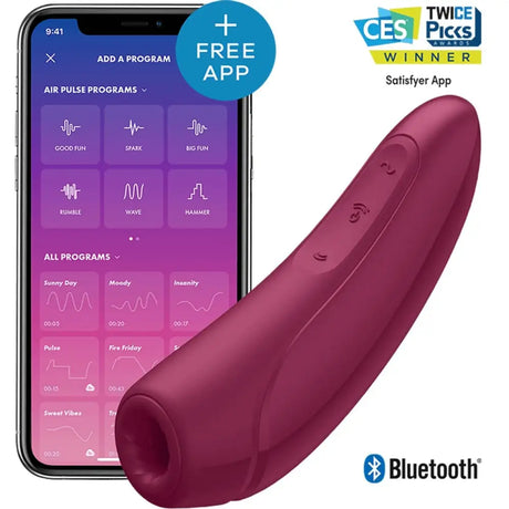Satisfyer Curvy 1 + Stimulator Rose - Sex Toys - Save 30% - 1 + Fast Shipping - Vibrator United Kingdom Stoke-on-trent