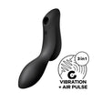 Satisfyer Curvy Trinity 2 Vibrator Black - Sex Toys - Save 30% - Fast Shipping - United Kingdom Stoke-on-trent