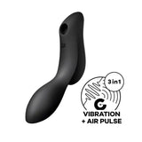 Satisfyer Curvy Trinity 2 Vibrator Black - Sex Toys - Save 30% - Fast Shipping - United Kingdom Stoke-on-trent