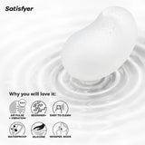 Satisfyer Cutie Ghost White Air Pulse Clitoral Sex Toy with Vibration - Save 30% - Stimulation - Vibrator United Kingdom Stoke-on-trent