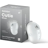 Satisfyer Cutie Ghost White Air Pulse Clitoral Sex Toy with Vibration - Save 30% - Stimulation - Vibrator United Kingdom Stoke-on-trent