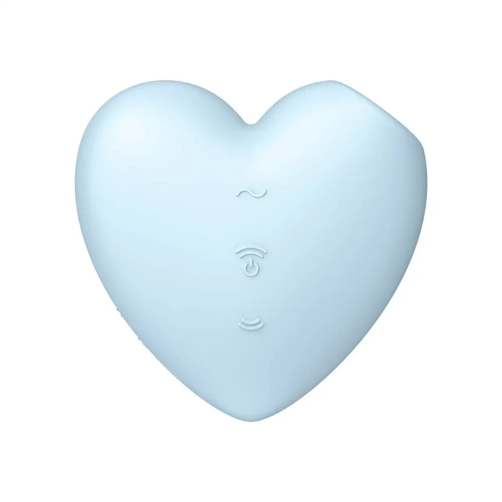 Satisfyer Cutie Heart Double Air Pulse Vibrator Blue - Save 30% - Fast Shipping - United Kingdom Stoke-on-trent