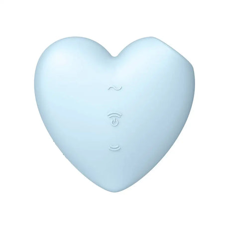 Satisfyer Cutie Heart Double Air Pulse Vibrator Blue - Save 30% - Fast Shipping - United Kingdom Stoke-on-trent