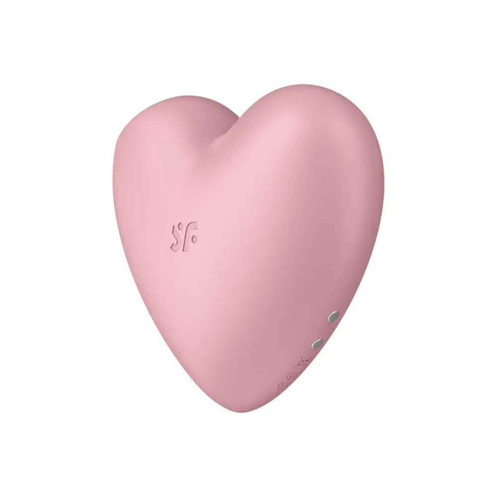 Satisfyer Cutie Heart Double Air Pulse Vibrator Light Red - Sex Toys - Save 30% - Fast - United Kingdom Stoke-on-trent