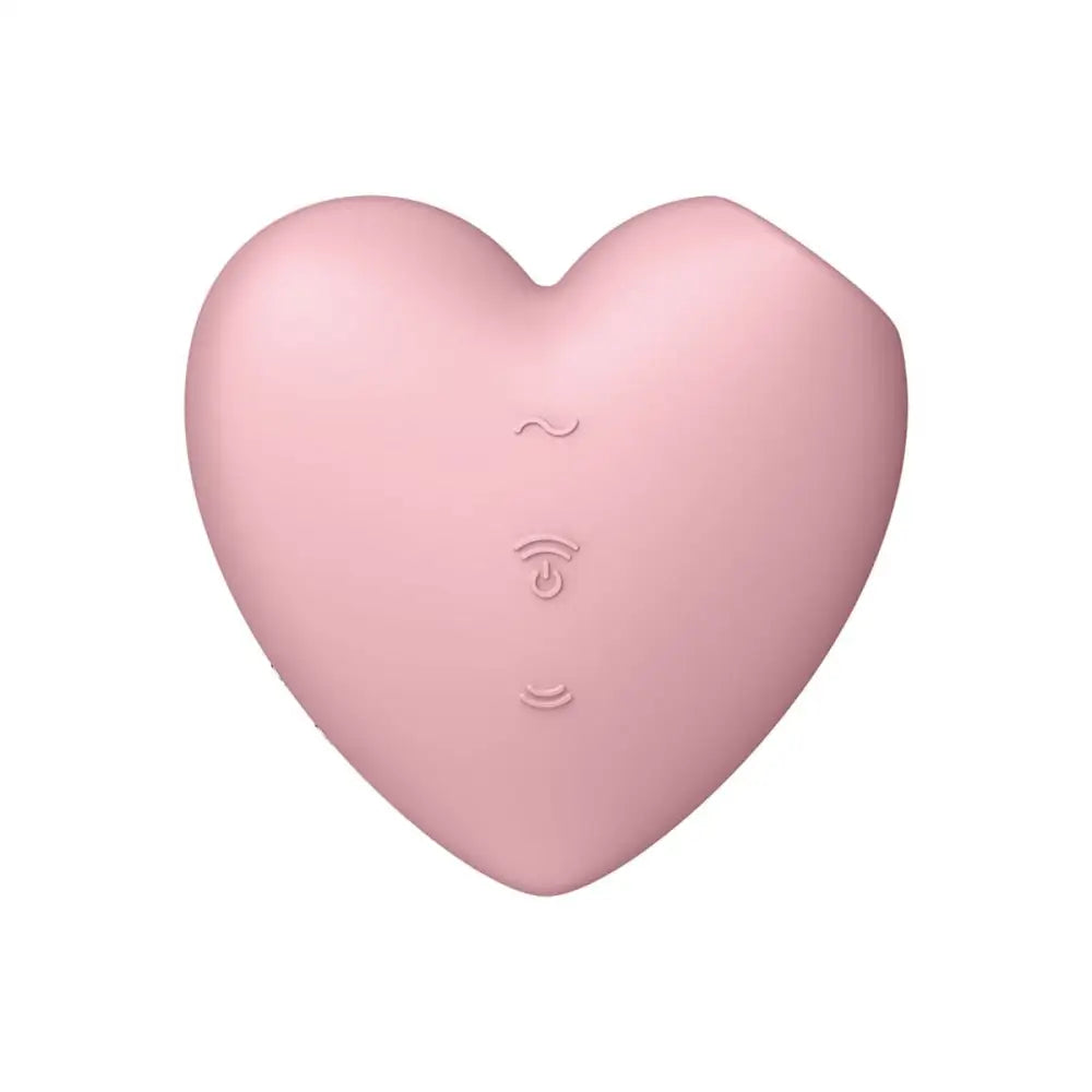 Satisfyer Cutie Heart Double Air Pulse Vibrator Light Red - Sex Toys - Save 30% - Fast - United Kingdom Stoke-on-trent