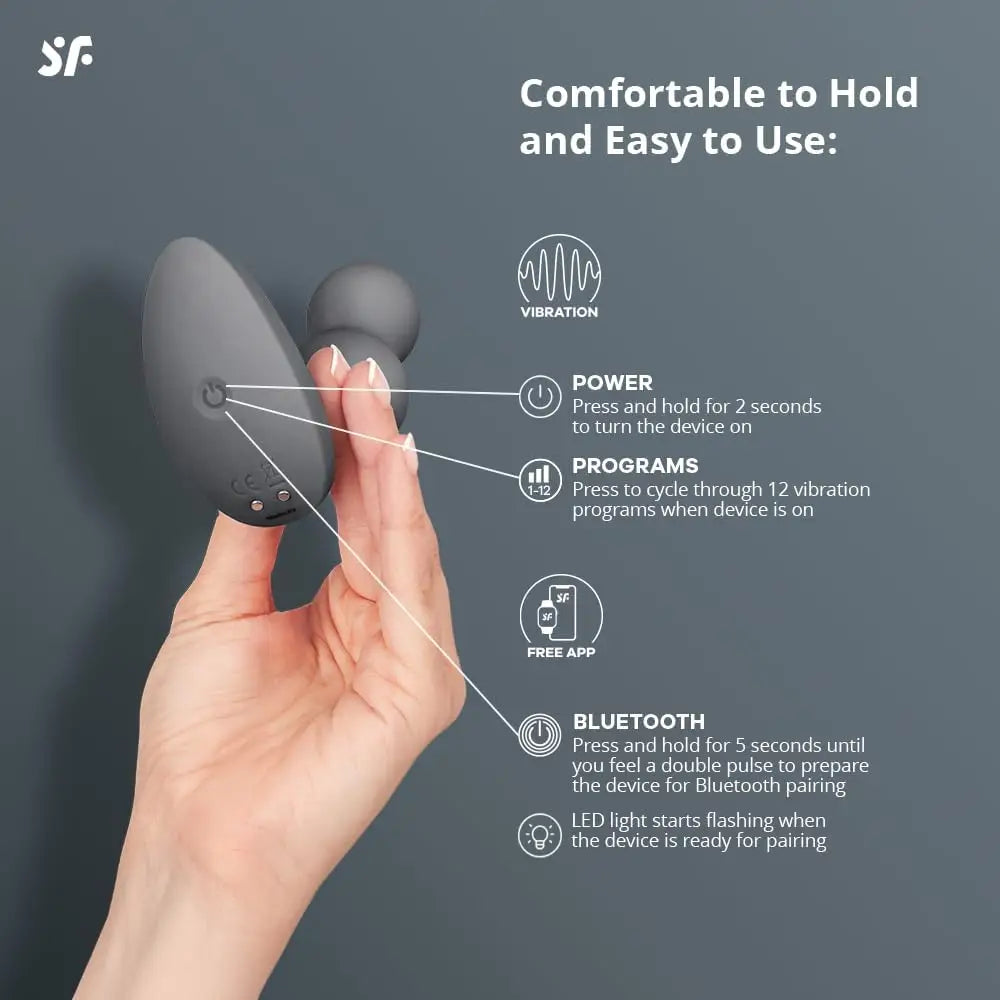 Satisfyer Deep Diver - Dark Grey - Save 10% - 5% - Fast Shipping - Anal Dildos United Kingdom Stoke-on-trent