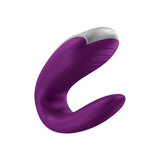 Satisfyer Double Fun Partner Vibrator Violet - Sex Toys