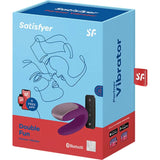 Satisfyer Double Fun Partner Vibrator Violet - Sex Toys - Save 25% - Fast Shipping - United Kingdom Stoke-on-trent