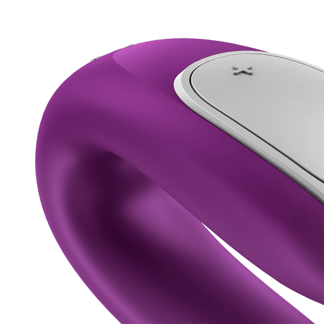 Satisfyer Double Fun Partner Vibrator Violet - Sex Toys - Save 25%