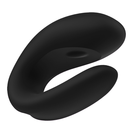Satisfyer Double Joy Vibrator Black - Sex Toys - Save 25%