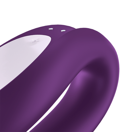 Satisfyer Double Joy Vibrator Violet - Sex Toys - Save 30%