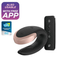 Satisfyer Double Love Partner Vibrator with Remote Control Black - Sex Toys - Save 25% - with - United Kingdom Stoke-on-trent