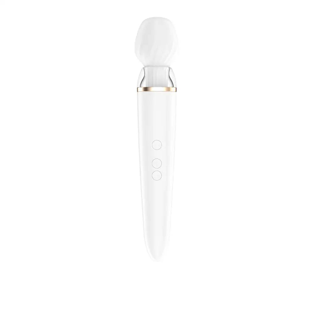 Satisfyer Double Wand-er White Incl. Bluetooth and App - Save 10% - White Incl. - Fast Shipping - Vibrator United Kingdom Stoke-on-trent