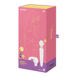Satisfyer Double Wand-er White Incl. Bluetooth and App - Save 10% - White Incl. - Fast Shipping - Vibrator United Kingdom Stoke-on-trent